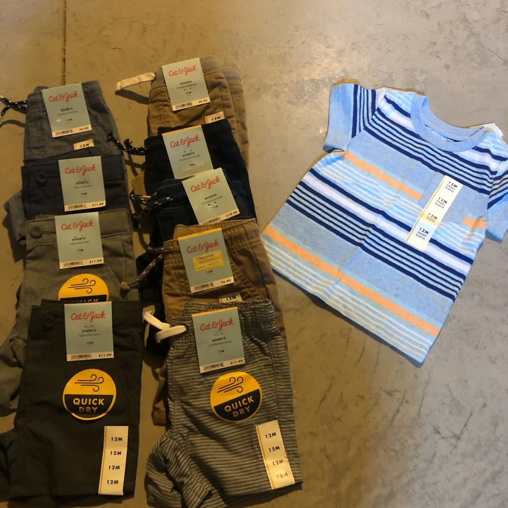 NWT Cat & Jack 12mo lot